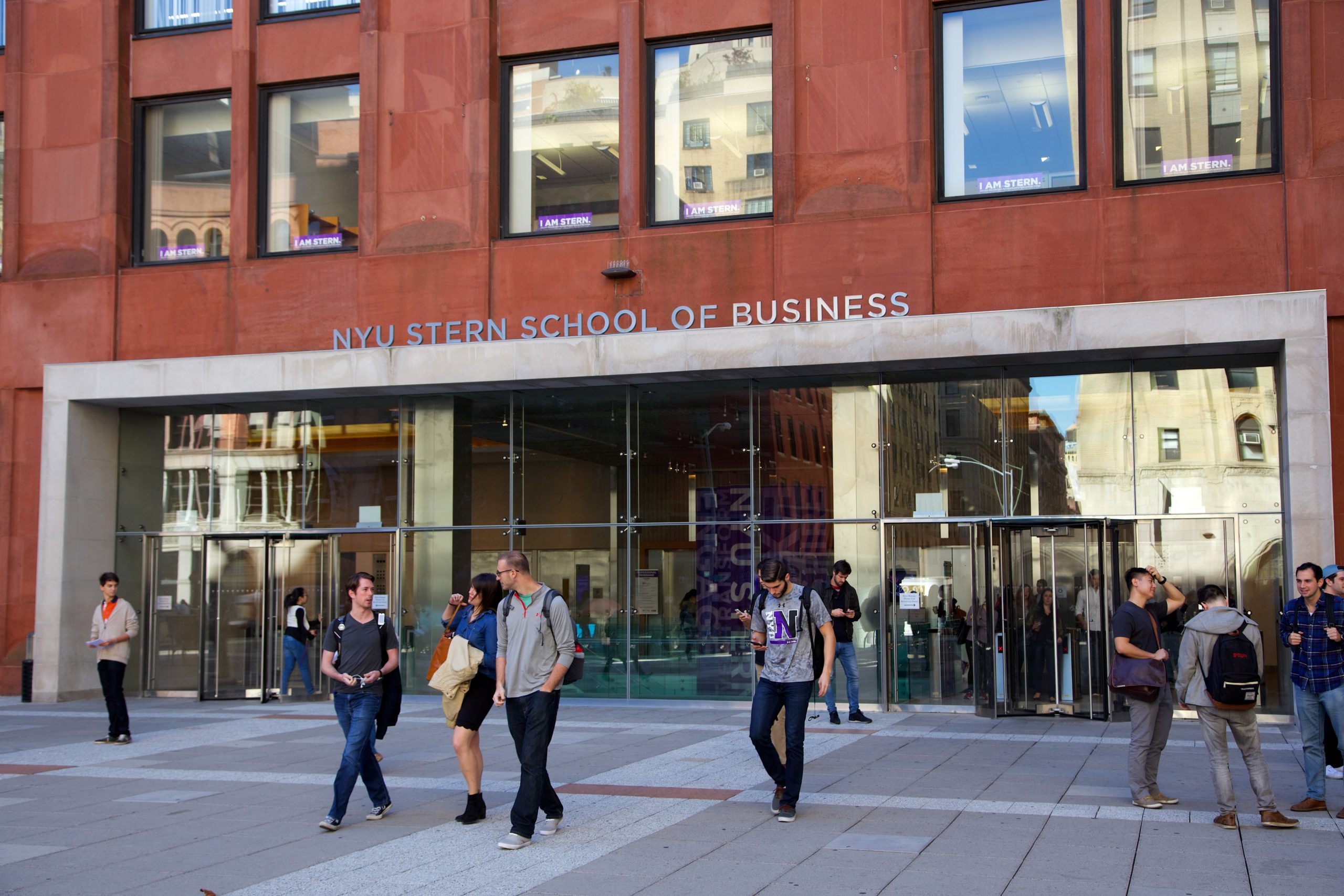 front facade of NY Stern School