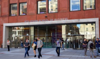 front facade of NY Stern School